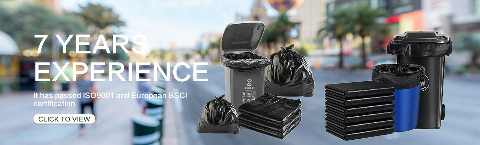 Bolso plástico de la comida
