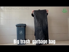 Beige 100L nhựa tái sử dụng túi rác màu đen lớn trong cuộn cho 55 gallon và in Offset