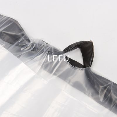 5-50 Micron Thickness PE Plastic Drawstring Trash Bag Roll for Clear Garbage Packaging