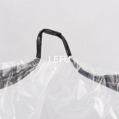 5-50 Micron Thickness PE Plastic Drawstring Trash Bag Roll for Clear Garbage Packaging