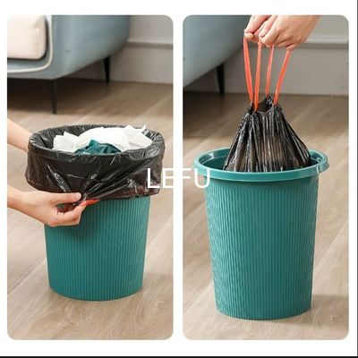 Embossed Surface Handling 13 Gallon Drawstring Odor Controlling Trash Bags