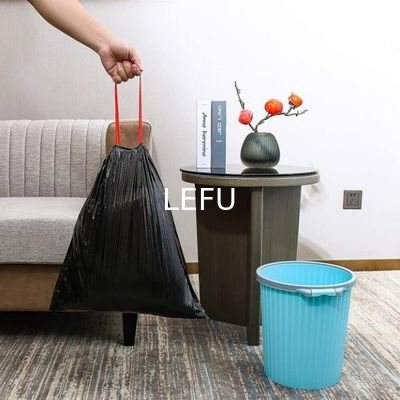 Embossed Surface Handling 13 Gallon Drawstring Odor Controlling Trash Bags