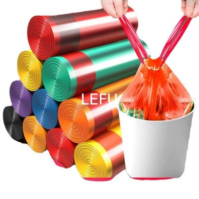 Custom Order Accepted Portable Garbage Bag with Thick Drawstring and Flexo Printed