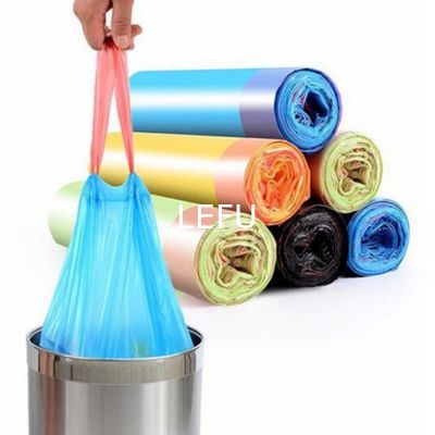 LLDPE Drawstring Recycling Trash Liners Bags Strong and Sustainable Waste Management