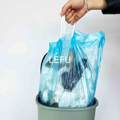 Offset Printing Custom Order Accepted Handheld Drawstring Garbage Bag for Easy Carrying