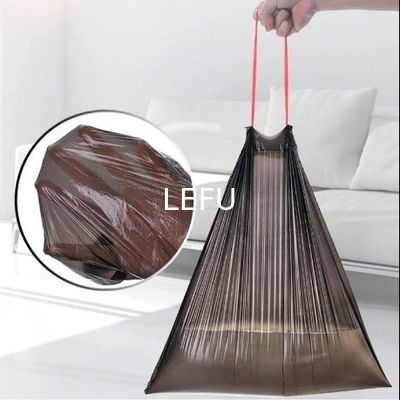 Green 13 Gallon Embossed Drawstring Biodegradable Trash Garbage Bags Strong and Sturdy