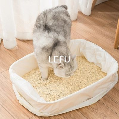 Bolsas gruesas de basura de gatos tamaño Jumbo con cierre de cuerda de tracción Pedido personalizado aceptado