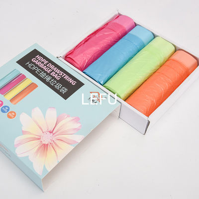 Disposable Customized Plastic Drawstring Garbage Bag for Sorting Garbage in Workplaces