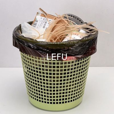 Household Plastic Drawstring Garbage Bags on Roll with HDPE/LDPE/LLDPE Material