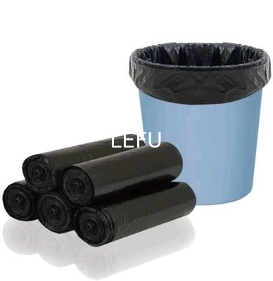 Green or Customized Color Black Plastic Trash Bag on Roll with Thickness 5-80 mic
