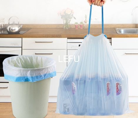 Bolsa de basura de cuerdas de tira para imprenta doméstica para manos limpias y fáciles