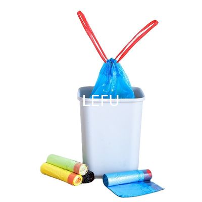 Custom Logo Drawstring Kantong Sampah Berwarna-warni Kantong Sampah Kecil Rumah