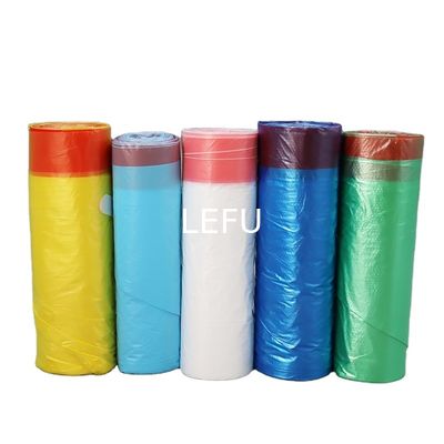 Flexible Drawstring Plastic Garbage Trash Packaging Bag for Easy Waste Transportation