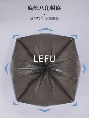 Black HDPE/LDPE/LLDPE Strong Star Sealed Garbage Bags for Office Waste Basket Liners