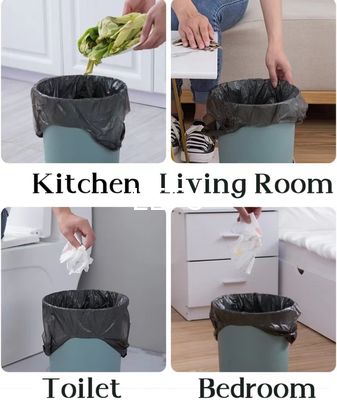 HDPE/LDPE/LLDPE Convenient and Simple Disposable Portable Star Sealed Bottom Garbage Bags