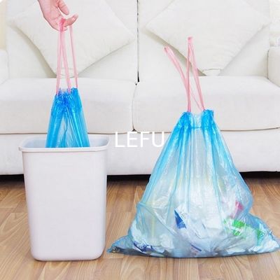 Kitchen Waste Disposal Biodegradable Drawstring Trash Bag with Drawstring Closure