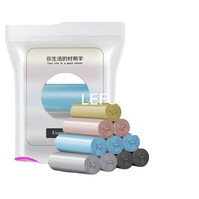 Sacchetti di rifiuti in plastica in rotoli con certificato di compost OK