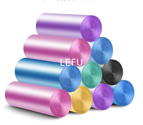 Bolsas reutilizables en rollo de plástico biodegradable de tipo chaleco PE personalizado para supermercados