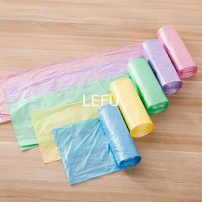 Bolsas reutilizables en rollo de plástico biodegradable de tipo chaleco PE personalizado para supermercados