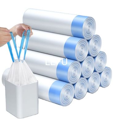Custom Plastic Packaging Bags for Refuse Sacks and Trash Can Liners Logo Customization