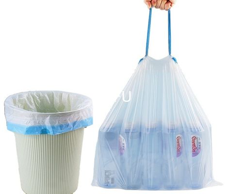 Custom Plastic Packaging Bags for Refuse Sacks and Trash Can Liners Logo Customization
