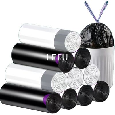 Industrial Household Trash Bag Roll Extra Thick Heavy Duty Black Garbage Bag Bin Liner