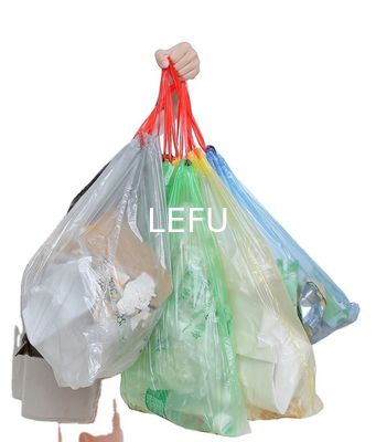 Colorful Recycled PE Garbage Bag Drawstring Trash Bag for Eco-Friendly Waste Solution