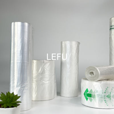 Kantong Plastik Kekerasan untuk Rumah Tangga 5-100 Mikron Ketebalan Vest Empat Warna Pengelompokan Sampah