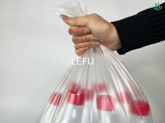Kantong Plastik Kekerasan untuk Rumah Tangga 5-100 Mikron Ketebalan Vest Empat Warna Pengelompokan Sampah