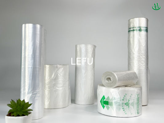 Kantong Plastik Kekerasan untuk Rumah Tangga 5-100 Mikron Ketebalan Vest Empat Warna Pengelompokan Sampah