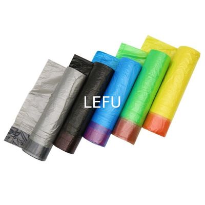 Household Portable Automatic Closure PE Drawstring Garbage Bag with Customized Design