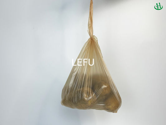 Atmungsgelegte, perforierte Beutel für Obst und Gemüse, weiße, transparente, verdickte Plastiktüte