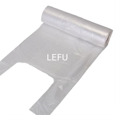 Vest Type Garbage Bag for Household Products HDPE/LDPE/LLDPE Disposable Black Plastic Bag