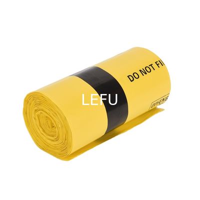 Large Small and Medium-Sized Hospital Yellow Medical Waste Bag with Security Features