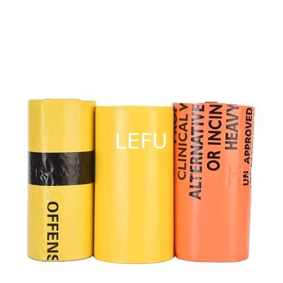 Large Small and Medium-Sized Hospital Yellow Medical Waste Bag with Security Features