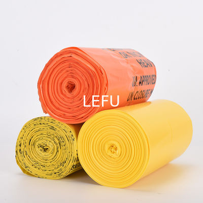 Large Small and Medium-Sized Hospital Yellow Medical Waste Bag with Security Features