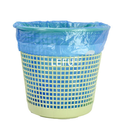 Certificate ok compost HDPE Kitchen Disposable Drawstring Garbage Bags Clear Trash Rubbish Bag