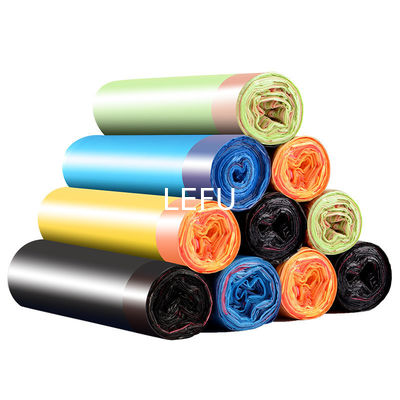Customized Logo Large Quantity Portable Drawstring Automatic Garbage Collection Plastic Bag