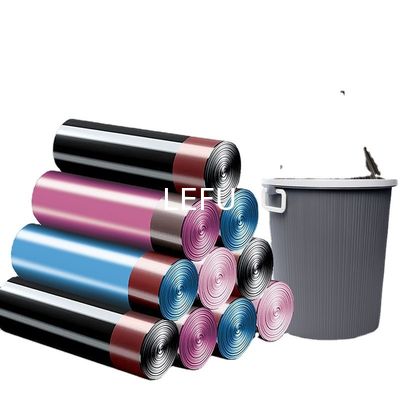 Household Drawstring Trash Bags Garbage Plastic Bag With Own Logo and Customized Logo