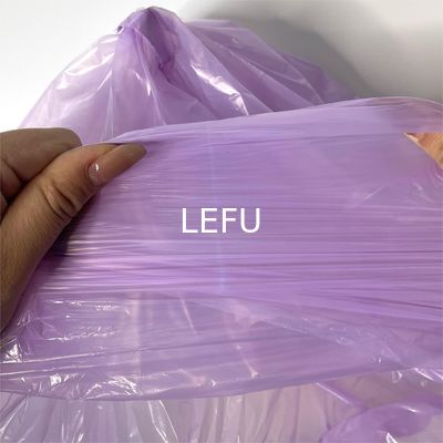 Offset Printing Surface Handling LDPE Plastic Trash Bag on Roll for Beige Garbage Can