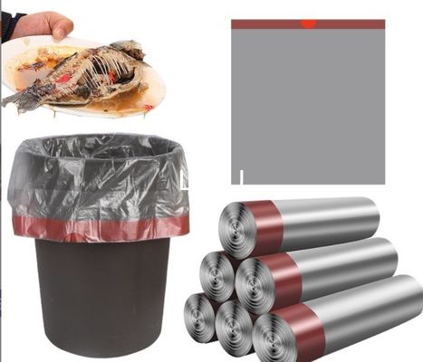 Household Drawstring Garbage Bag with Automatic Closure and ok compost Certification