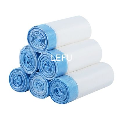 Logo Printed Drawstring Trash Bags for Easy and Hygienic Garbage Collection