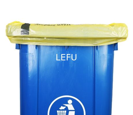 Portable Flat Mouth PE Bags for Hospital and Clinic Waste Disposal Thickness 5-100 mic