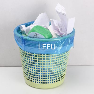 Beige HDPE Plastic Trash Waste Can Bin Liner Garbage Bag for Custom Size and Capacity