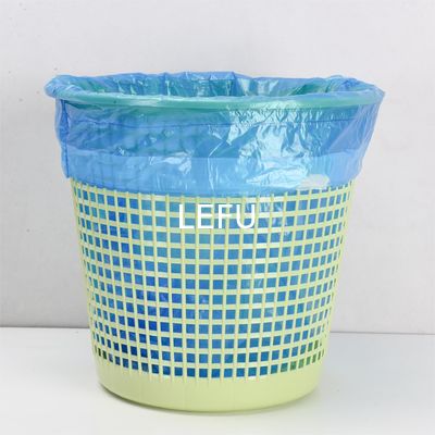 Beige HDPE Plastic Trash Waste Can Bin Liner Garbage Bag for Custom Size and Capacity