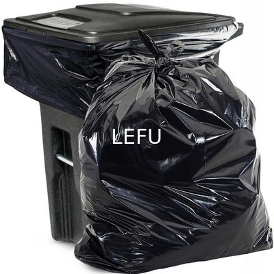 Produtos domésticos Sacos de lixo de plástico preto para remoção de resíduos ecológicos