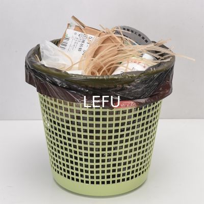 Custom Order Accepted Household Blue Plastic Roll Garbage Bag with Drawstring Drawstring