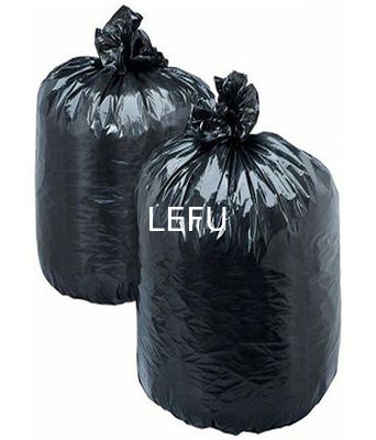 Household Products Black Plastic Garbage Bag for Eco-Friendly Waste Removal