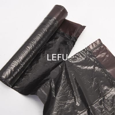 Custom Order Accepted Household Blue Plastic Roll Garbage Bag with Drawstring Drawstring