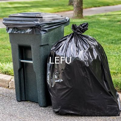 Household Products Black Plastic Garbage Bag for Eco-Friendly Waste Removal